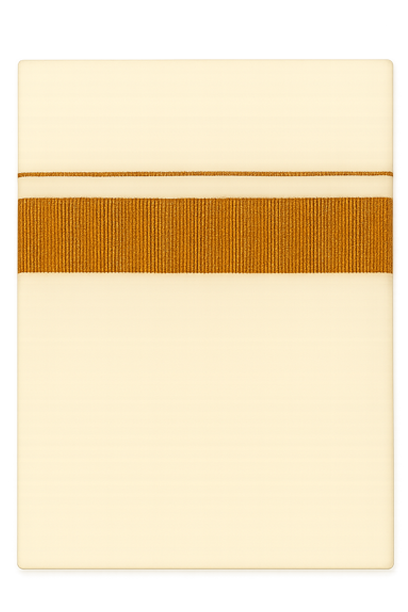 Men’s Single Layer Dhoti with Jari (1.1/2 inch) Border