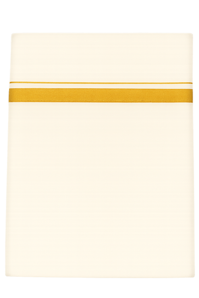 Mens Double Layer Dothi With Jari (3/4" inch) Border